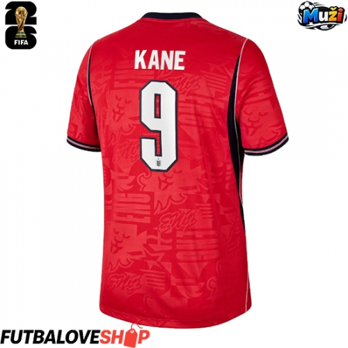 Dres Anglicko Harry Kane #9 Preč MS 2026 Krátky Rukáv